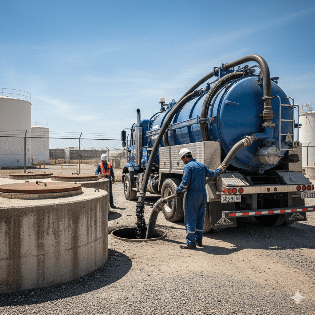 tanque para limpa fossa