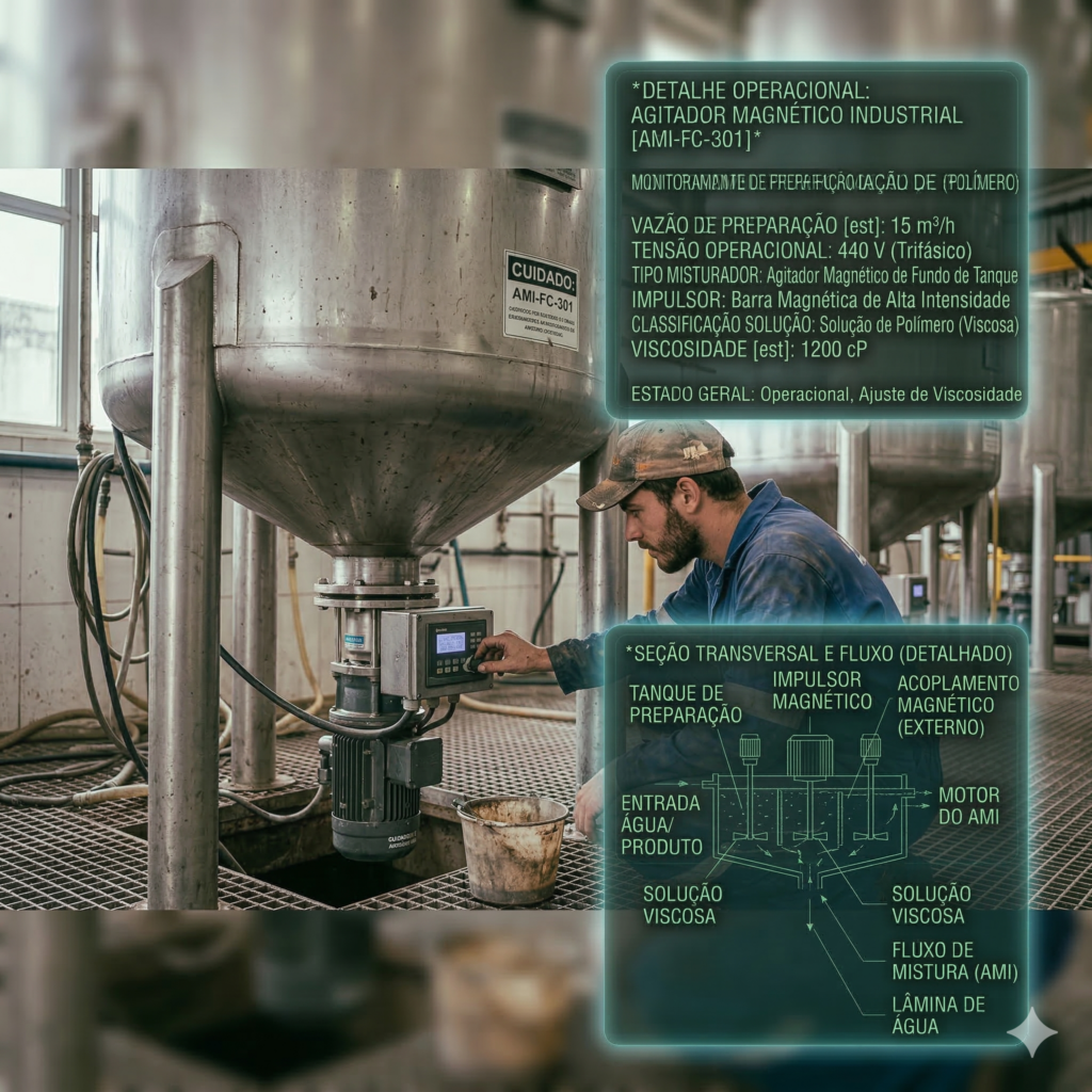 agitador magnetico industrial