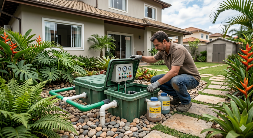 estação de tratamento de esgoto residencial