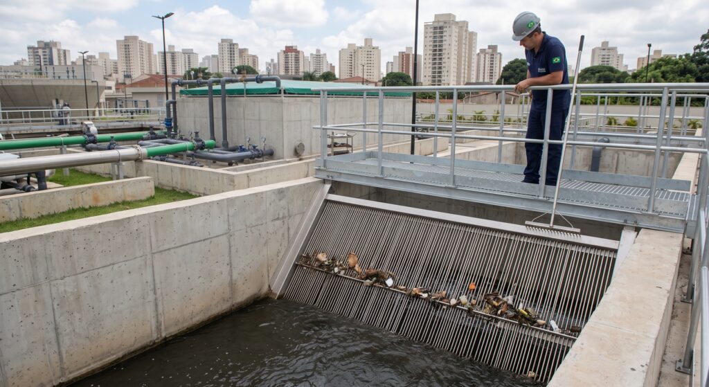 caixa de gradeamento
