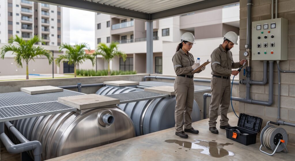 estação de tratamento de esgoto compacta para condominio
