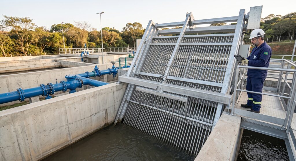 Sistemas de gradeamento no tratamento preliminar: Hidráulica e proteção de processos em ETEs 1 gradeamento