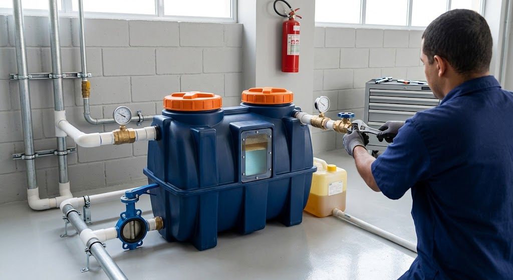 Aplicações da Caixa Separadora de Óleo e Água: Fluidodinâmica e Eficiência na Separação Físico-Química 1 caixa separadora de óleo e água