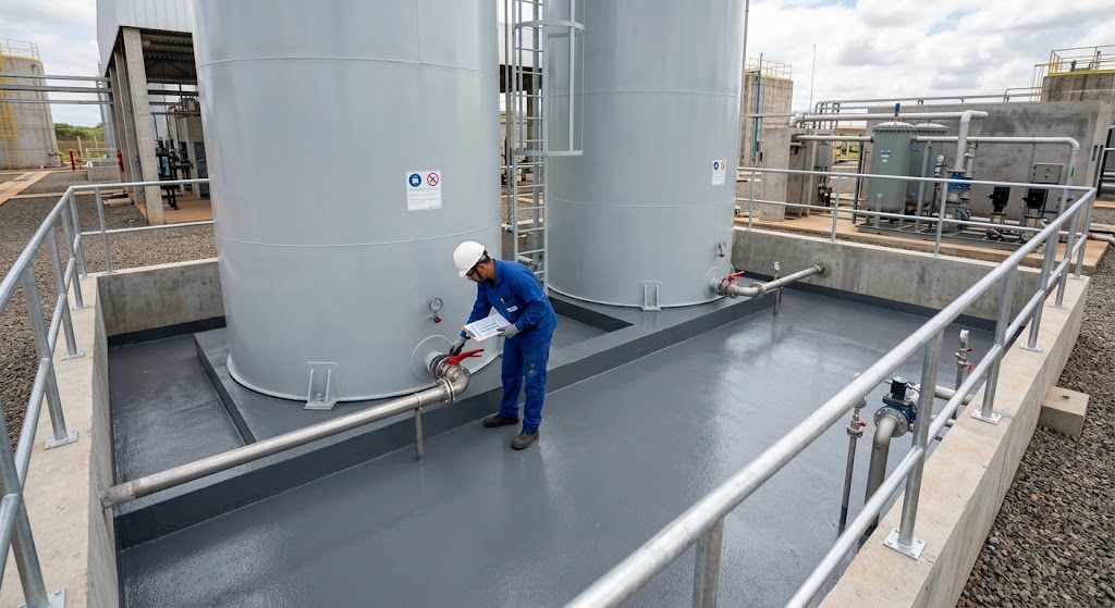 Revestimento para Área de Tanque: Normas e Materiais 1 revestimento para area de tanque