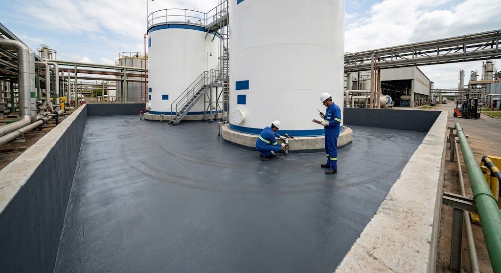 revestimento para area de tanque